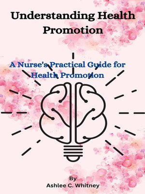 cover image of Understanding Health Promotion